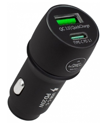 Powerway PD Car Charger Type-C To Lightning Quick Charge PD20W QC3.0