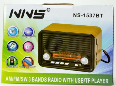 NNS NS-1537 BT Nostaljik Radyo & Speaker