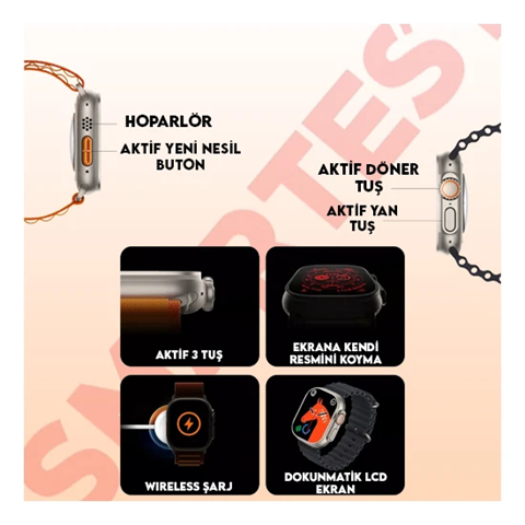 Smart Watch T800 Ultra 1.99 İnfinite Display 49 mm Akıllı Saat