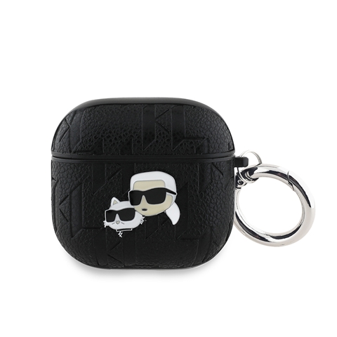 Apple Airpods 4 Karl Lagerfeld Orjinal Lisanslı Monogram Silikon Kapak