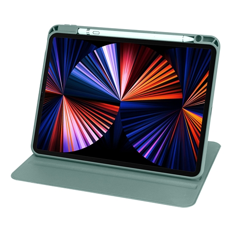 Apple iPad Air 11 2025 M3 Kılıf Termik Kalem Bölmeli Dönebilen Standlı Kılıf