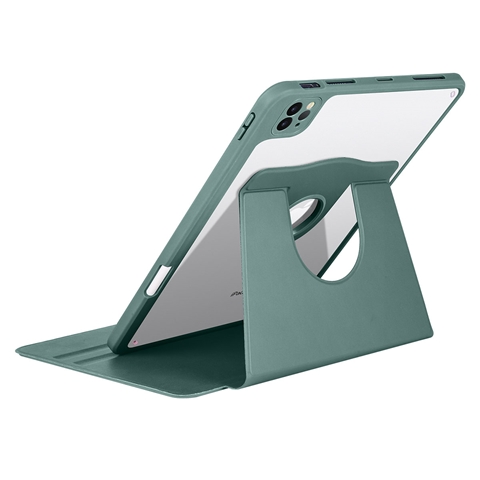 Apple iPad Air 11 2025 M3 Kılıf Termik Kalem Bölmeli Dönebilen Standlı Kılıf