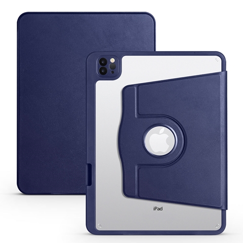 Apple iPad Air 11 2025 M3 Kılıf Termik Kalem Bölmeli Dönebilen Standlı Kılıf