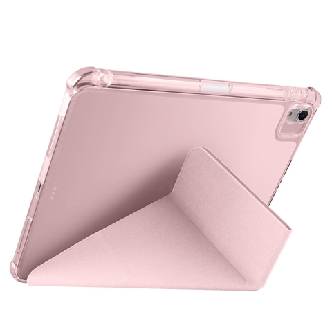 Apple iPad Air 11 2025 M3 Kılıf Tri Folding Kalem Bölmeli Standlı Kılıf