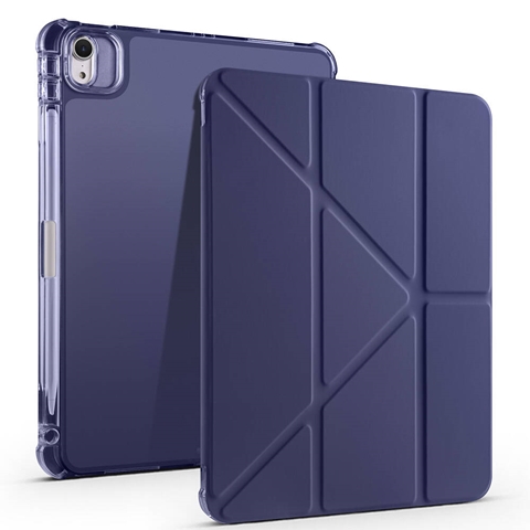 Apple iPad Air 11 2025 M3 Kılıf Tri Folding Kalem Bölmeli Standlı Kılıf