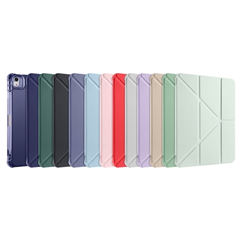 Apple iPad Air 11 2025 M3 Kılıf Tri Folding Kalem Bölmeli Standlı Kılıf