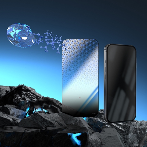 iPhone 17E Mohseven Safir Coating Privacy Hayalet Temperli Cam Ekran Koruyucu