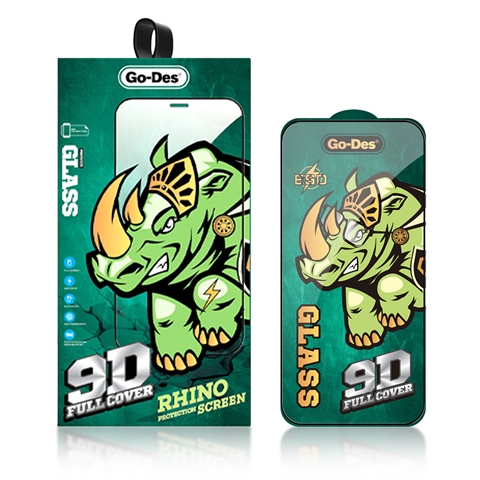 iPhone 14 Plus Go-Des 9D Full Cover Temperli Cam Ekran Koruyucu