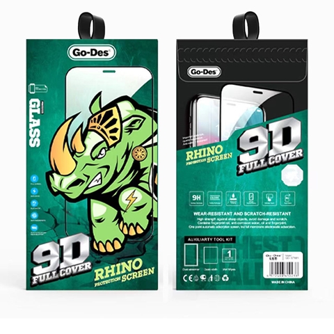 iPhone 14 Plus Go-Des 9D Full Cover Temperli Cam Ekran Koruyucu