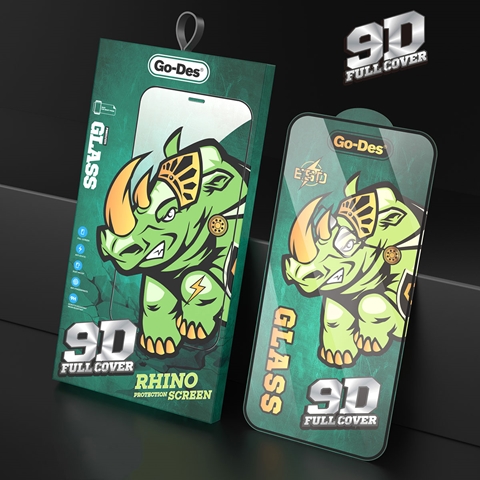 iPhone 14 Plus Go-Des 9D Full Cover Temperli Cam Ekran Koruyucu