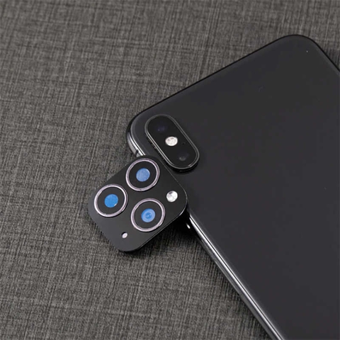 iPhone XS -  iPhone 11 Pro Max Dönüştürücü Kamera Lens Koruyucu CP-01
