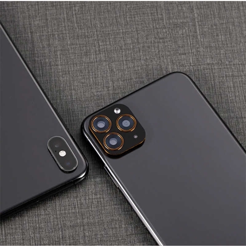 iPhone XS -  iPhone 11 Pro Max Dönüştürücü Kamera Lens Koruyucu CP-01