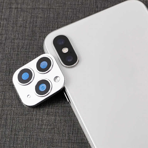iPhone X -  iPhone 11 Pro Max Dönüştürücü Kamera Lens Koruyucu CP-01