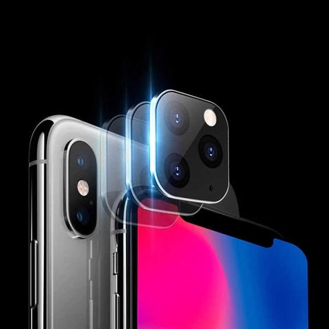 iPhone XS Max -  iPhone 11 Pro Max Dönüştürücü Kamera Lens Koruyucu CP-03
