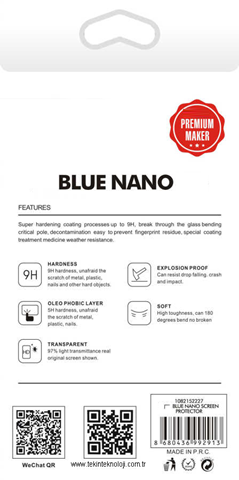 Htc U11 Blue Nano Ekran Koruyucu