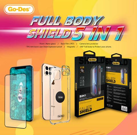 iPhone XS Go-Des 5 in 1 Full Body Ekran Koruyucu