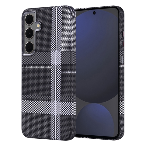 S24 FE Magsafe Şarj Özellikli Karbon Fiber Görünümlü Nekst Kapak