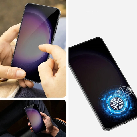 S24 Plus Benks Ultra Shield 0.3mm Privacy Ekran Koruyucu + Kolay Uygulama Aparatlı