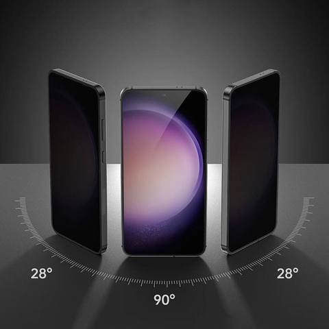 S24 Plus Benks Ultra Shield 0.3mm Privacy Ekran Koruyucu + Kolay Uygulama Aparatlı