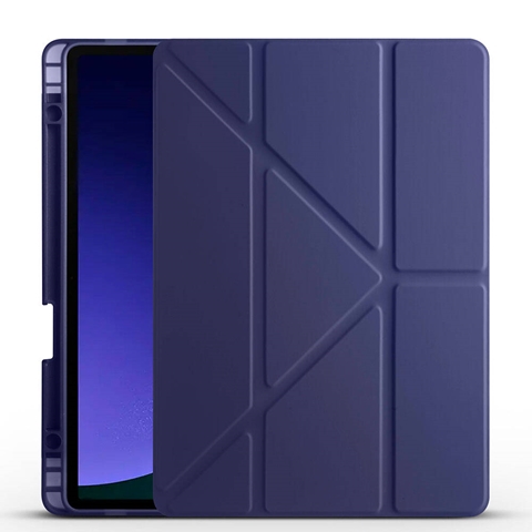Galaxy Tab S10 FE Tri Folding Kalem Bölmeli Standlı Kılıf