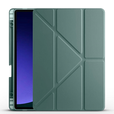 Galaxy Tab S10 FE Tri Folding Kalem Bölmeli Standlı Kılıf
