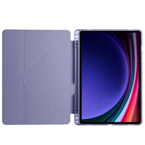 Galaxy Tab S10 FE Tri Folding Kalem Bölmeli Standlı Kılıf