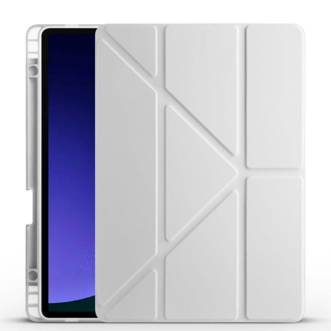 Galaxy Tab S10 FE Tri Folding Kalem Bölmeli Standlı Kılıf