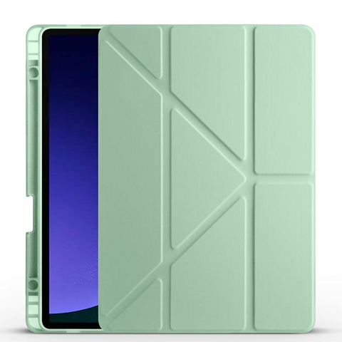 Galaxy Tab S10 FE Tri Folding Kalem Bölmeli Standlı Kılıf