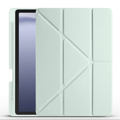 Galaxy Tab S10 FE Tri Folding Kalem Bölmeli Standlı Kılıf