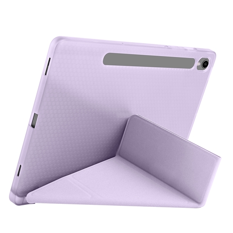 Galaxy Tab S10 FE Tri Folding Kalem Bölmeli Standlı Kılıf