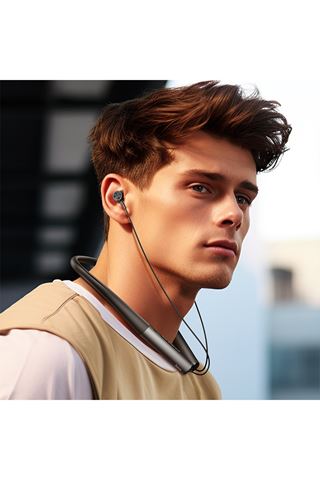 Hoco ES71 Platinum BT 5.3  Boyun Askı Özellikli Kablosuz Bluetooth Kulaklık
