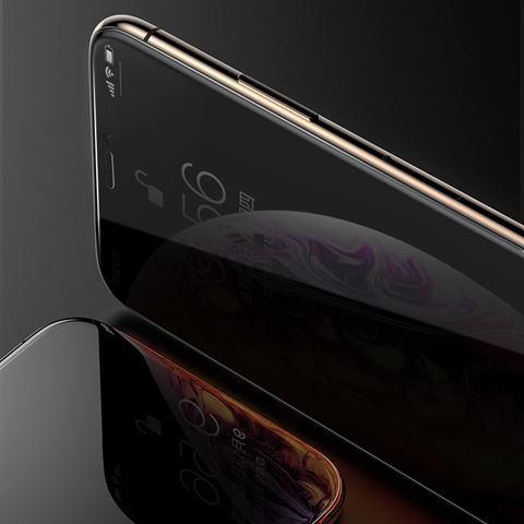 iPhone Xs Max Kor Privacy Ekran Koruyucu ( Hayalet Cam )
