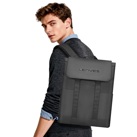 Lenyes LB567 Dreamer Backpack PlusSerisi SuGeçirmez Deri Tasarımlı Omuz Askılı SırtÇantası