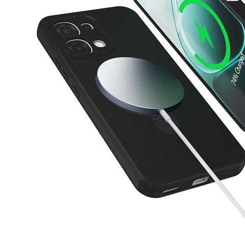 Oppo A6 Pro Magsafe Şarj Özellikli Standlı Samara Kapak