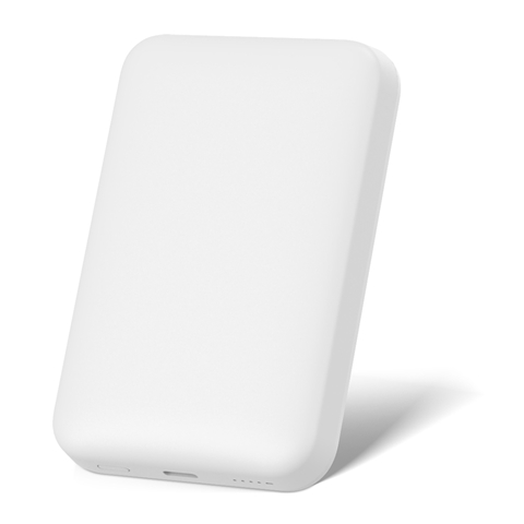 Wiwu Wi-P037 Qi Şarj Teknolojili LED Işık Göstergeli Magsafe Kablosuz Powerbank 5000mAh 15W