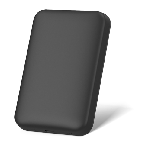 Wiwu Wi-P037 Qi Şarj Teknolojili LED Işık Göstergeli Magsafe Kablosuz Powerbank 5000mAh 15W