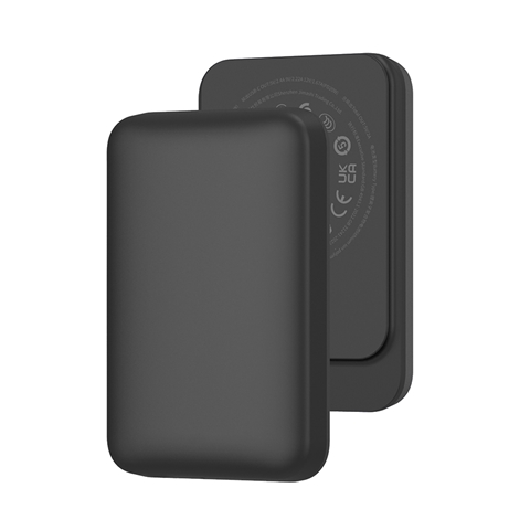 Wiwu Wi-P037 Qi Şarj Teknolojili LED Işık Göstergeli Magsafe Kablosuz Powerbank 5000mAh 15W