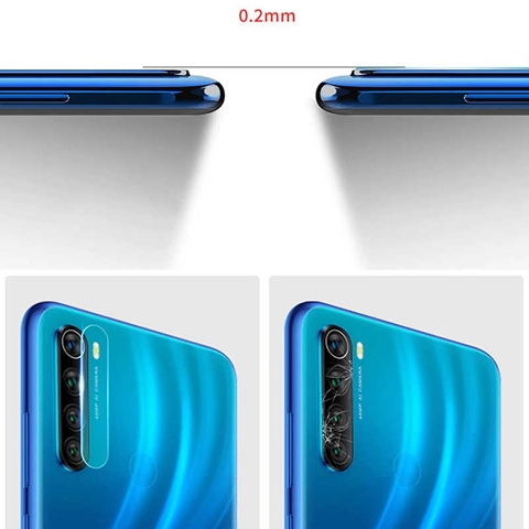 Xiaomi Redmi Note 8 Kamera Lens Koruyucu Cam Filmi